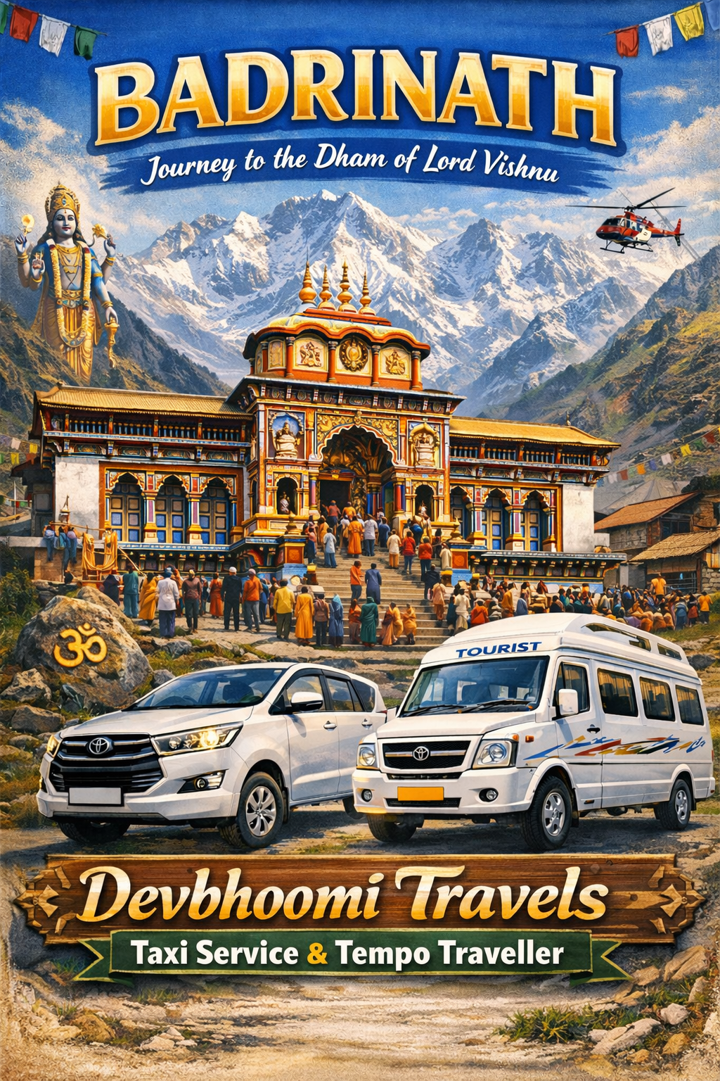 Haridwar to Badrinath Cab Booking | Taxi Fare & Package – Devbhoomi Travels